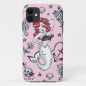 Fluff Molly Mermaid Pink Iphone 5 Hoesje (Achterkant)
