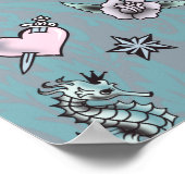 Fluff Molly Mermaid Poster (Hoek)