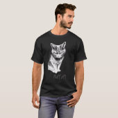 Fluff Off Ca Kattenkitten T-shirt (Voorkant volledig)