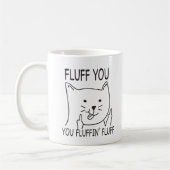 Fluff off Cute Kitten Koffiemok (Links)