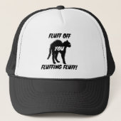 Fluff off je Fluffing Fluff - Funny Angry Cat Trucker Pet (Voorkant)