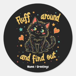 Fluff rond en ontdek de perfecte meme ronde sticker