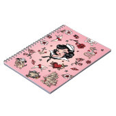 Fluff Suzy Sailor-laptop in roze Notitieboek (Linkerzijde)