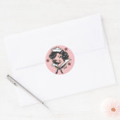 Fluff Suzy Sailor Sticker (Envelop)