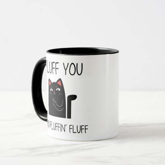 FLUFF U VUILT FLUFF Cat Mok (Voorkant links)