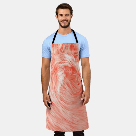 Fluffe neptextielbont schort (Gedragen)