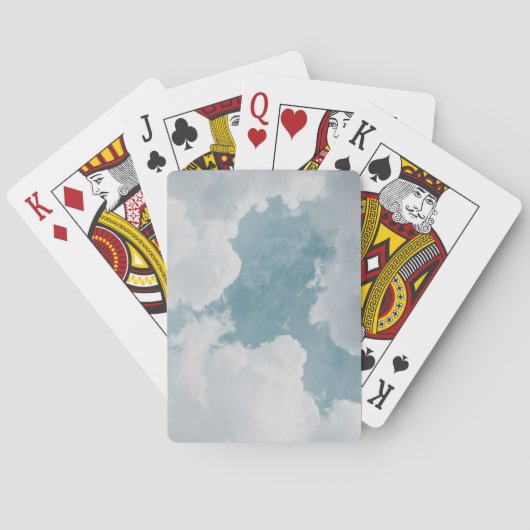 fluffelwolken pokerkaarten (Achterkant)