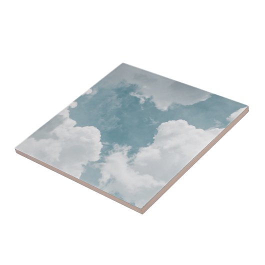 fluffelwolken tegeltje (Zijkant)