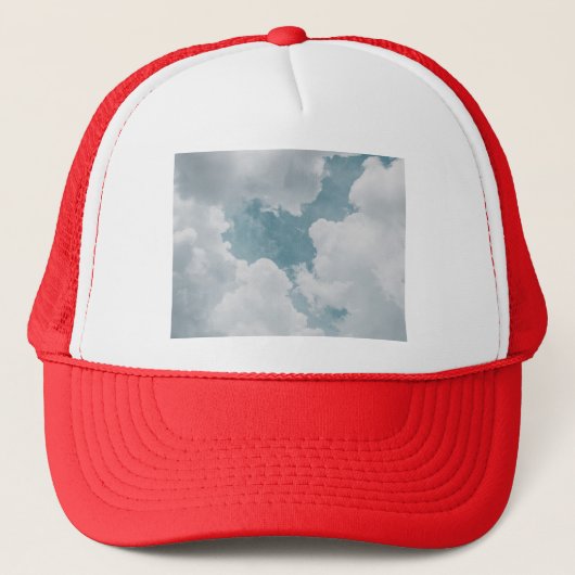 fluffelwolken trucker pet (Voorkant)