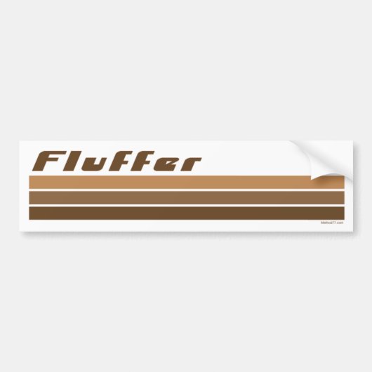 Fluffer bumperstickers (Voorkant)