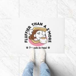 Fluffier Than A S'more - Schattigee hond en desser Deurmat
