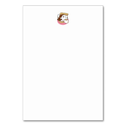 Fluffier Than A S'more - Schattigee hond en desser Kaart (Achterkant)