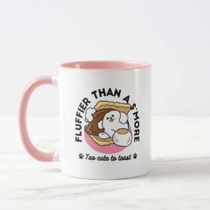 Fluffier Than A S'more - Schattigee hond en desser Mok