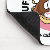 Fluffier Than A S'more - Schattigee hond en desser Muismat (Hoek)