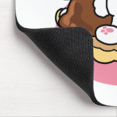 Fluffier Than A S'more - Schattigee hond en desser Muismat (Hoek)