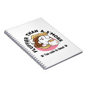 Fluffier Than A S'more - Schattigee hond en desser Notitieboek (Rechterzijde)
