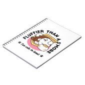 Fluffier Than A S'more - Schattigee hond en desser Notitieboek (Linkerzijde)