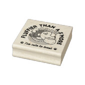 Fluffier Than A S'more - Schattigee hond en desser Rubberstempel (Stempel)