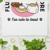 Fluffier Than A S'more - Schattigee hond en desser Theedoek (Gevouwen)