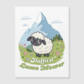 Fluffiest Lawn Mower – Adorable Blacknose Sheep (Voorkant)