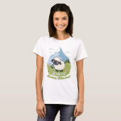Fluffiest Lawn Mower – Adorable Blacknose Sheep T-shirt (Voorkant volledig)