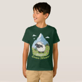 Fluffiest Lawn Mower – Adorable Blacknose Sheep T-shirt (Voorkant volledig)