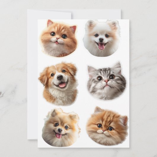 Fluffing Around Feestdagenkaart (Voorkant)