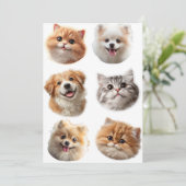 Fluffing Around Feestdagenkaart (Staand voorkant)