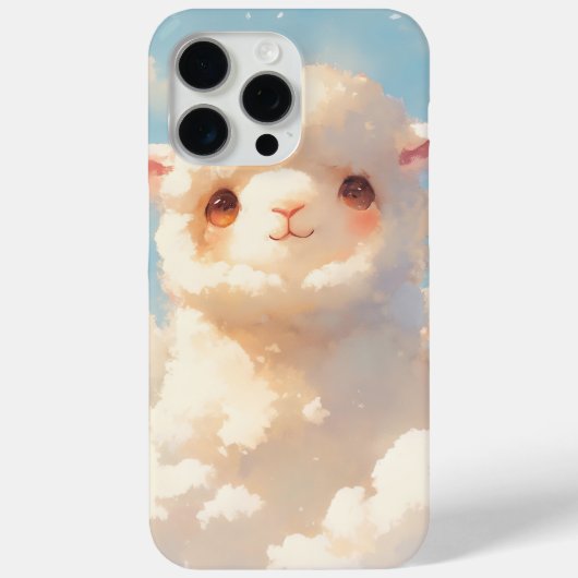 Fluffy Alpaca Dromen Case-Mate iPhone Case (Achterkant)