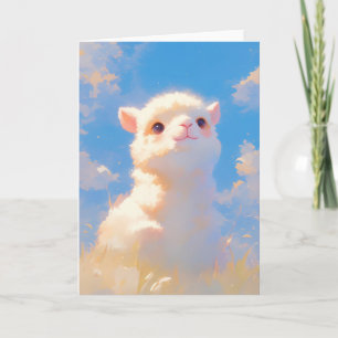 Fluffy Alpaca Wonder wordt: Zachte Alpaca Wonder Kaart