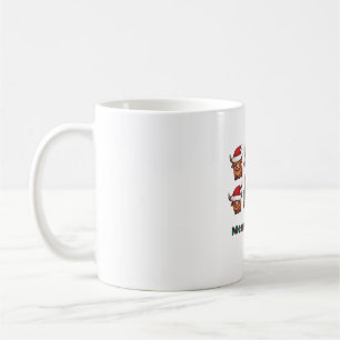 Fluffy Baby Highland Koe Drink Koffie Oversized T- Koffiemok