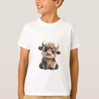 Fluffy Baby Schotse Hoogland Kalf Kinderen