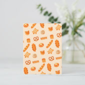 Fluffy Bakery Brood Variëteit Japanse stijl Snack Briefkaart (Staand voorkant)