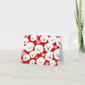 Fluffy Bichons en Harten Kaart (Voorkant)