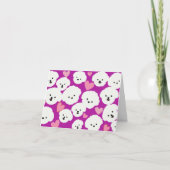 Fluffy Bichons en Hartjes Kaart (Voorkant)