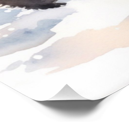 Fluffy Black-Kittens Perfect Poster (Hoek)