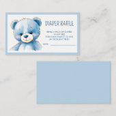 Fluffy blue beer informatiekaartje (Voorkant / Achterkant)