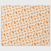 Fluffy Bread Bakkerij Schattige Beer Schildpad Bag Cadeaupapier (Vlak)