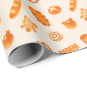 Fluffy Bread Bakkerij Schattige Beer Schildpad Bag Cadeaupapier (Rol Hoek)