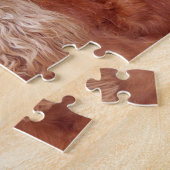 Fluffy Brown Dog Legpuzzel (Zijkant)