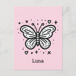 Fluffy Buffalo Baby - Kawaii Boerderij Animal Briefkaart