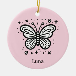 Fluffy Buffalo Baby - Kawaii Boerderij Animal Keramisch Ornament