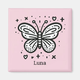 Fluffy Buffalo Baby - Kawaii Boerderij Animal Magneet