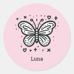 Fluffy Buffalo Baby - Kawaii Boerderij Animal Ronde Sticker