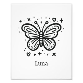 Fluffy Buffalo Baby - Kawaii Boerderijdier Foto Afdruk