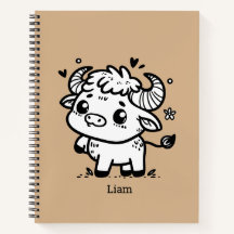 Fluffy Buffalo Baby - Kawaii Boerderijdier