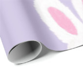 Fluffy bunny baby shower cadeaupapier (Rol Hoek)