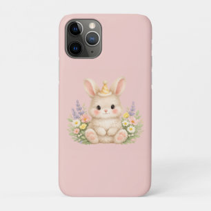 Fluffy Bunny Bloemontwerp voor een Betoverende Tui Case-Mate iPhone Case