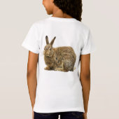 Fluffy Bunny Rabbit Kinder T-shirt (Achterkant)