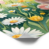 Fluffy & Cafeïnehoudende - Spring Bunny Coffee Sce Poster (Hoek)